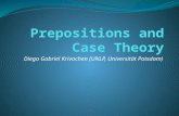 Prepositions and Case Theory