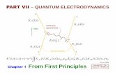 PART VII.1 - Quantum Electrodynamics