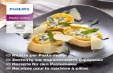 Ricette per Pasta maker Συνταγές για παρασκευαστή ζυμαρικών ...