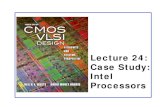Lecture 24: Case Study: Intel Processors