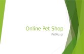 Online pet shop