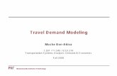 Travel demand modeling