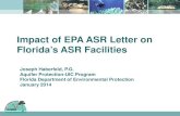 Impact of EPA ASR Letter on Florida's ASR Facilities