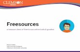 Freesources: a Treasure Chest of Free-to-Use Online Tools and ...