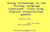 Using technology in the foreign language classroom