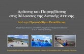 Δράσεις και Παρεμβάσεις στις θάλασσες της Δυτικής Αττικής