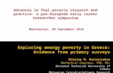 Exploring energy poverty in Greece: Evidence from primary surveys