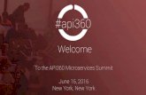 API360 Microservices Summit Welcome