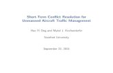 Short-Term Conflict Resolution for Unmanned Aircraft Traffic Management