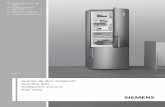 Manual siemens   frigorífico ks36vaw31