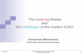 The evolving threats and the challenges of the modern CISO