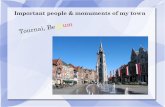 Important people and monuments - Tournai, Belgium