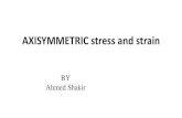 Finite element - axisymmetric stress and strain