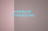 Hebrew literature