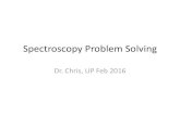 Problem solving with Spectroscopy