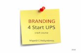 Branding for start ups in Greek