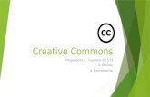 Creative commons - Κ.Μανίκας / Α.Μουτροπούλου
