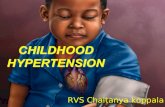 Pediatric hypertension