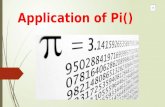 Application of Pi