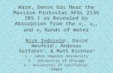 Warm, Dense Gas Near the Massive Protostar AFGL 2136 IRS 1 as Revealed by Absorption from the ν 1, ν 2, and ν 3 Bands of Water Nick Indriolo 1, David Neufeld.
