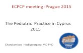 ECPCP meeting -Prague 2015 The Pediatric Practice in Cyprus 2015 Charalambos Hadjigeorgiou MD PhD.