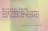 Wireless Cache Invalidation Schemes with Link Adaptation and Downlink Traffic Presented by Ying Jin.