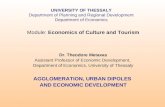 UNIVERSITY OF THESSALY Department of Planning and Regional Development Department of Economics Module: Economics of Culture and Tourism Dr. Theodore Metaxas.