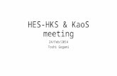HES-HKS & KaoS meeting 24/Feb/2014 Toshi Gogami. Contents 12 Λ B cross section Comparison with Motoba-san’s…