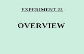 EXPERIMENT 23 OVERVIEW. GOAL DETERMINE MOLAR MASS OF S x AND THE VALUE OF x.