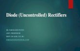 Power electronics   Uncontrolled Rectifiers - Diode Rectifiers