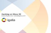 Hacking on Mesa 3D (FOSSCOMM 2017)