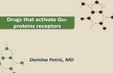 Drugs that activate inhibitory g proteins receptors