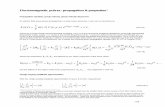 Electromagnetic pulses: propagation and · PDF fileUltrafast optics electromagnetic pulses: propagation ... pulse), ν 0 = ω 0/2π is the ... he electric field of an electromagnetic