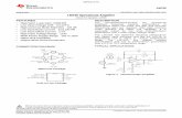 LM725 Operational Amplifier (Rev. D) - media.digikey.com Sheets/Texas Instruments PDFs... · OBSOLETE LM725 SNOS552D – MAY 1998– REVISED APRIL 2013 LM725 Operational Amplifier