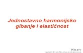 Jednostavno harmonijsko gibanje i elastičnost - gfos.unios.hr · PDF fileHarmonijsko titranje • najjednostavnija vrsta titranja • tijelo u ravnotežni položaj vraća elastična