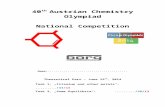 30 - Austrian Chemistry Web view30. 11. 40. th. Austrian Chemistry ... the name of which derives from the ancient Greek word „ξένος“ ... Calculate the equilibrium constant