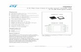 3 W filter-free Class D audio power amplifier with 6-12 dB fixed … Sheets/ST Microelectronics PDFS... · TS2007 Electrical characteristics Doc ID 13123 Rev 4 7/29 tSTBY Standby