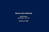 Geoff Gordon - Carnegie Mellon School of Computer Scienceggordon/MCMC/ggordon.MCMC-tutorial.pdf · Markov chain Monte-Carlo Design a Markov chain M whose moves tend to increase f(x)