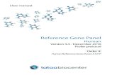 Reference Gene Panel - TATAA Biocenter Manual... · 100 rxn (50 μl of probe mix, C=10 μM per probe) GenEx Standard software, 1 year license (only for first time users, see p. 7)
