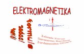 ELEKTROMAGNETIZAM - · PDF fileElektromagnetizam Zadaci (Bio-Savarov zakon,Amperov zakon,Elektromagnetna sila,Elektrodinamička sila) 1. Kolika je indukcija kružne konture jačina
