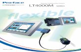 Operator Interface Plus Control LT4000M SERIESCANopen Slaves HMI CANopen Master CANopen Slaves CANopen Slaves Display + Control Hybrid Model enables more flexible and space saving