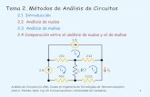 Tema 2. Métodos de Análisis de Circuitospersonales.unican.es/.../Presentacion-Metodos-de-Analisis.pdf · 3 2.1 Introducción - Las relaciones i-v gobiernan el comportamiento de