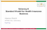Solvency II Standard Model for Health Insurance · PDF fileSolvency II Standard Model for Health Insurance ... SLT = Similar to Life insurance Techniques. ... + Max {0 , 0.038 x ΔEarn