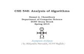 CSE 548: Analysis of Algorithms - Stony Brook Universityrezaul/Spring-2015/CSE548/CSE548-lecture … · CSE 548: Analysis of Algorithms ... analysis of algorithms and data structures