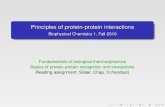 Principles of protein-protein interactionscasegroup.rutgers.edu/lnotes/bpc10_protein2b.pdf · Principles of protein-protein interactions ... The proteins in an obligate interaction