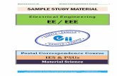 Electrical Engineering EE / EEE - Best Institute for GATE ... · PDF fileElectrical Engineering ... Material Science-EE Postal Correspondence Course 4 Postal Course ( GATE & PSUs)