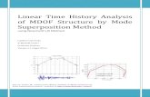 Linear Modal Time History Analysis - Sharifalum.sharif.edu/.../Linear-Modal-Time-History-Analysis-V1.1.pdf · such as Nemark’s β method and Wilson-Ѳ method. Modal response should