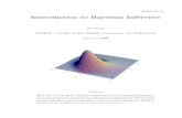 Introduction to Bayesian Inference - Nikhef · PDF file1 Introduction The Frequentist and Bayesian approaches to statistics diﬀer in the deﬁnition of prob-ability. For a Frequentist,