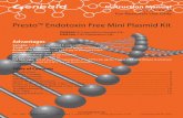 Presto™ Endotoxin Free Mini Plasmid Kit - · PDF filePage 4 Geneaid Biotech Ltd. T e l : 8 8 6 2 2 6 9 6 0 9 9 9 · F a x : 8 8 6 2 2 6 9 6 0 5 9 9 · w w w . g e n e a i d . c o