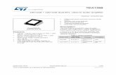 100-watt + 100-watt dual BTL class-D audio · PDF fileSeptember 2015 DocID16107 Rev 9 1/26 This is information on a product in full production. TDA7498 100-watt + 100-watt dual BTL